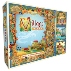 Asmodee Village Big Box Edition board showing expanded play surface for bigger games.