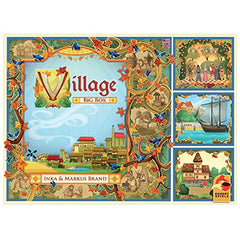 Asmodee Village Big Box Expansions spread out for diverse strategic options.