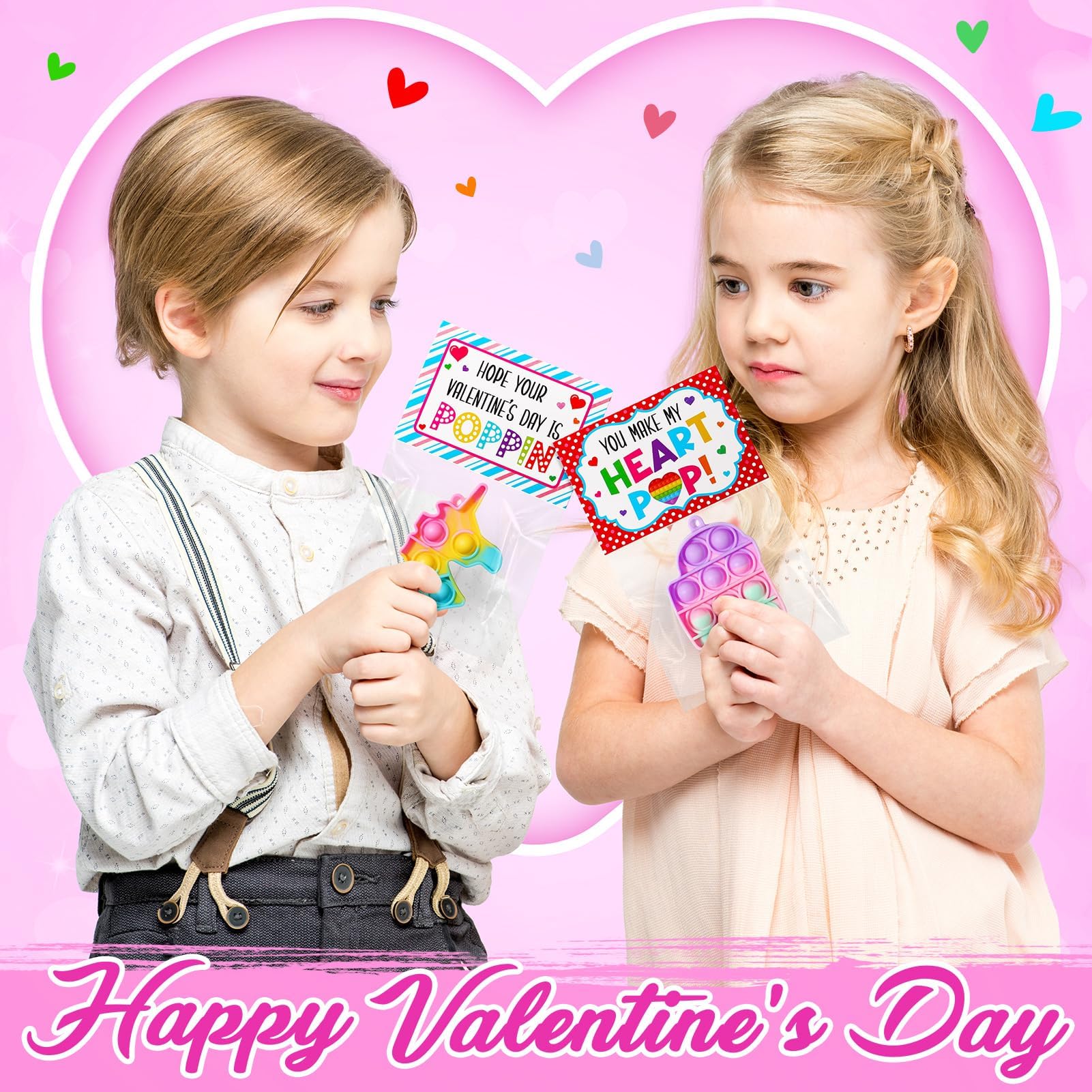 Asoulin bulk Valentine classroom favors ready for party bags.