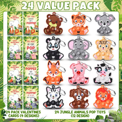 Asoulin woodland bunny pop fidget keychain aids quick focus