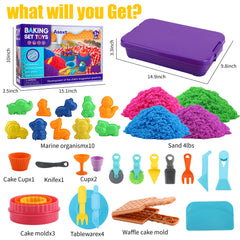 Asoxt green color sand 4lb for castle building and color mixing.