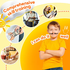 Assorty dress-up costume fosters cooperation and sharing during group play.