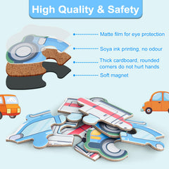 ASTARON 3D Magnetic Puzzle rounded edges enhance kid safety during play