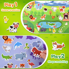 ASTARON 3D Puffy Sticker Book Animal – animal stickers foster imaginative play.