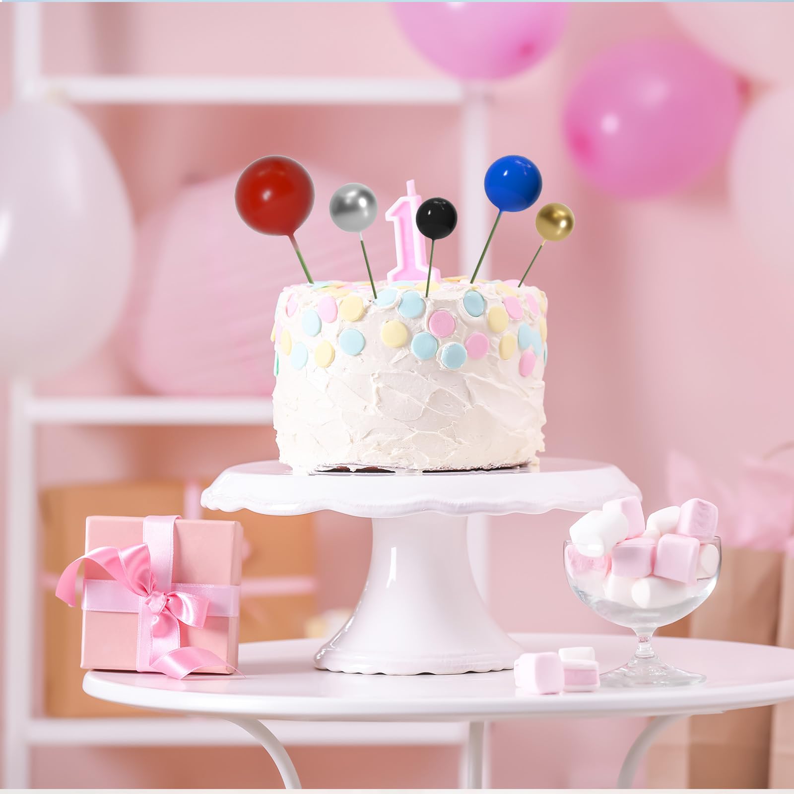 Astaron 3cm red topper delivers bold cake accents.