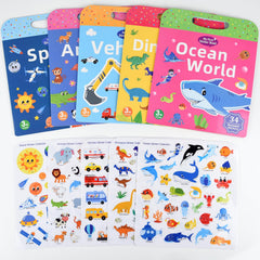 ASTARON Jelly Stickers TPE Material – flexible, non-adhesive stickers for surfaces.