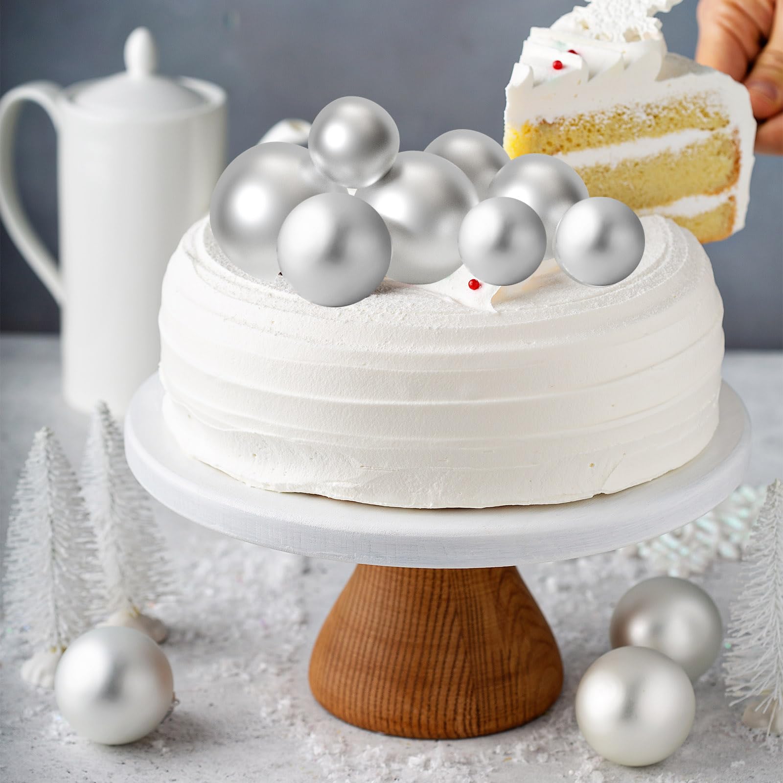 Disposable and not edible; keeps decorations clean and safe.