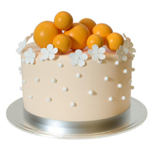 ASTARON orange ball cake toppers packaging for party planning.