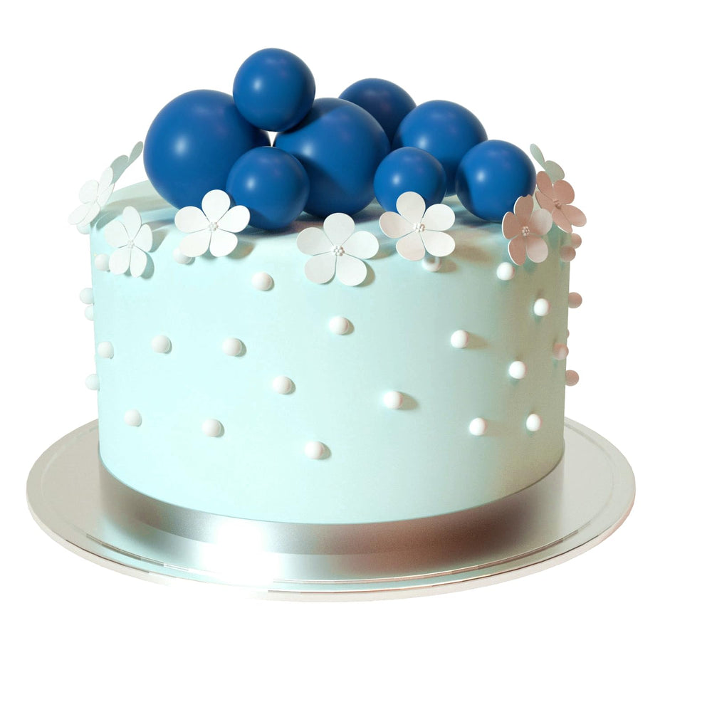 ASTARON royal blue ball topper 2-5cm-pack suits graduations and weddings