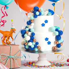 ASTARON royal blue ball topper 4cm ideal for cupcakes and fruit plates