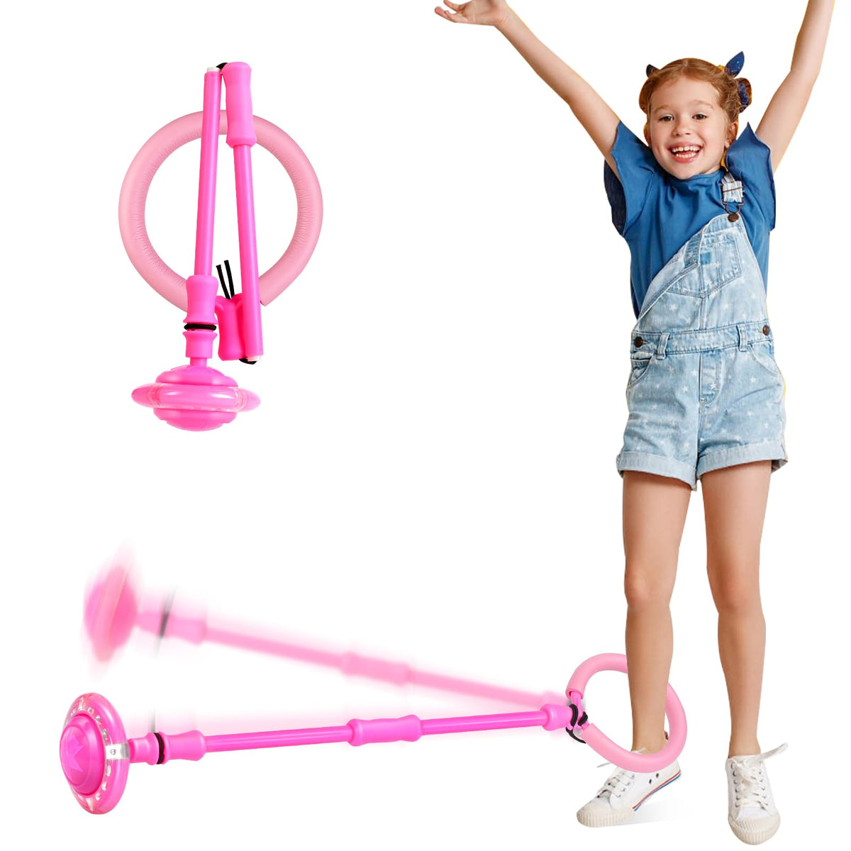 Astrell Skip Ball foldable flash wheel, portable fun for indoor and outdoor play.