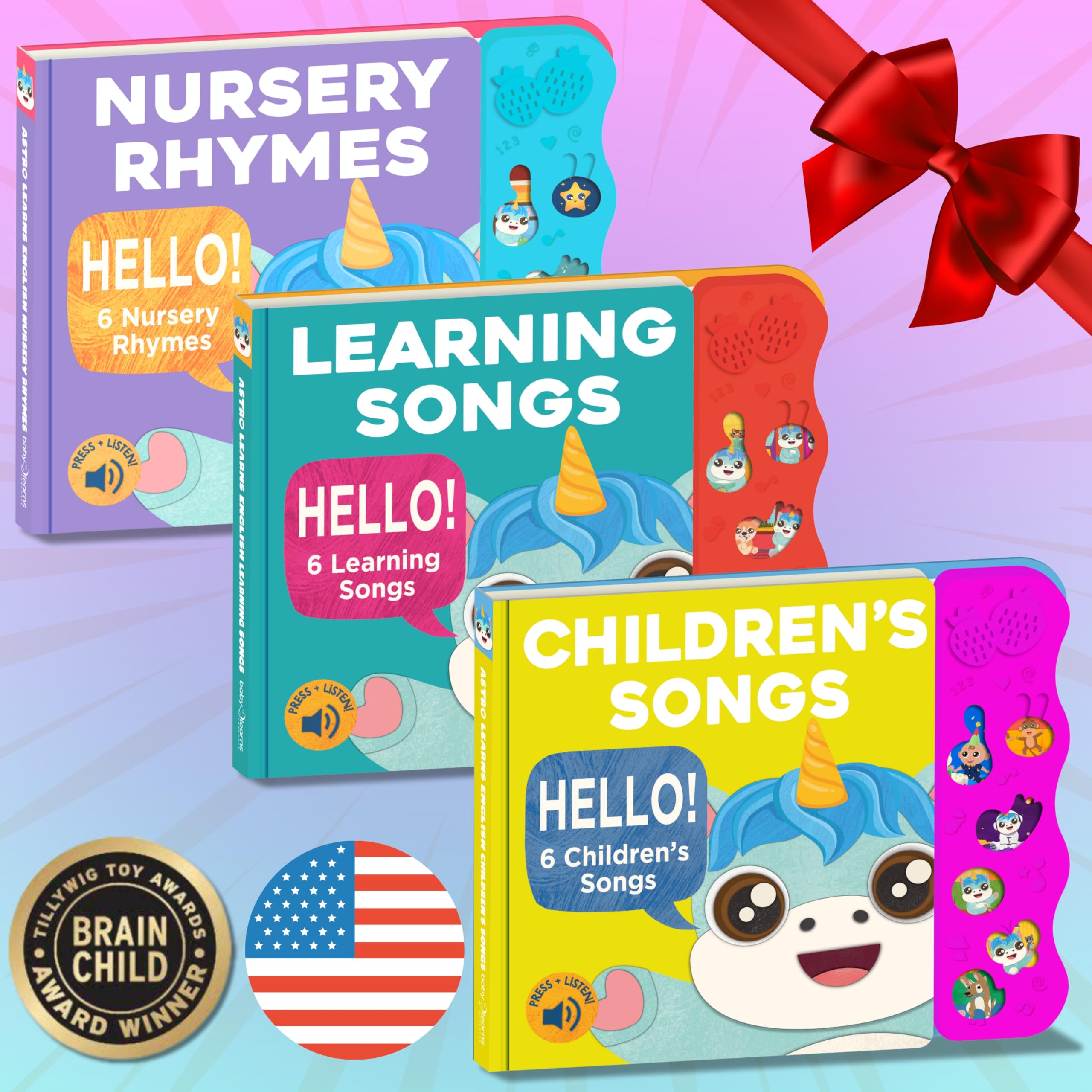 Astro Learns English gender-neutral design encourages shared play