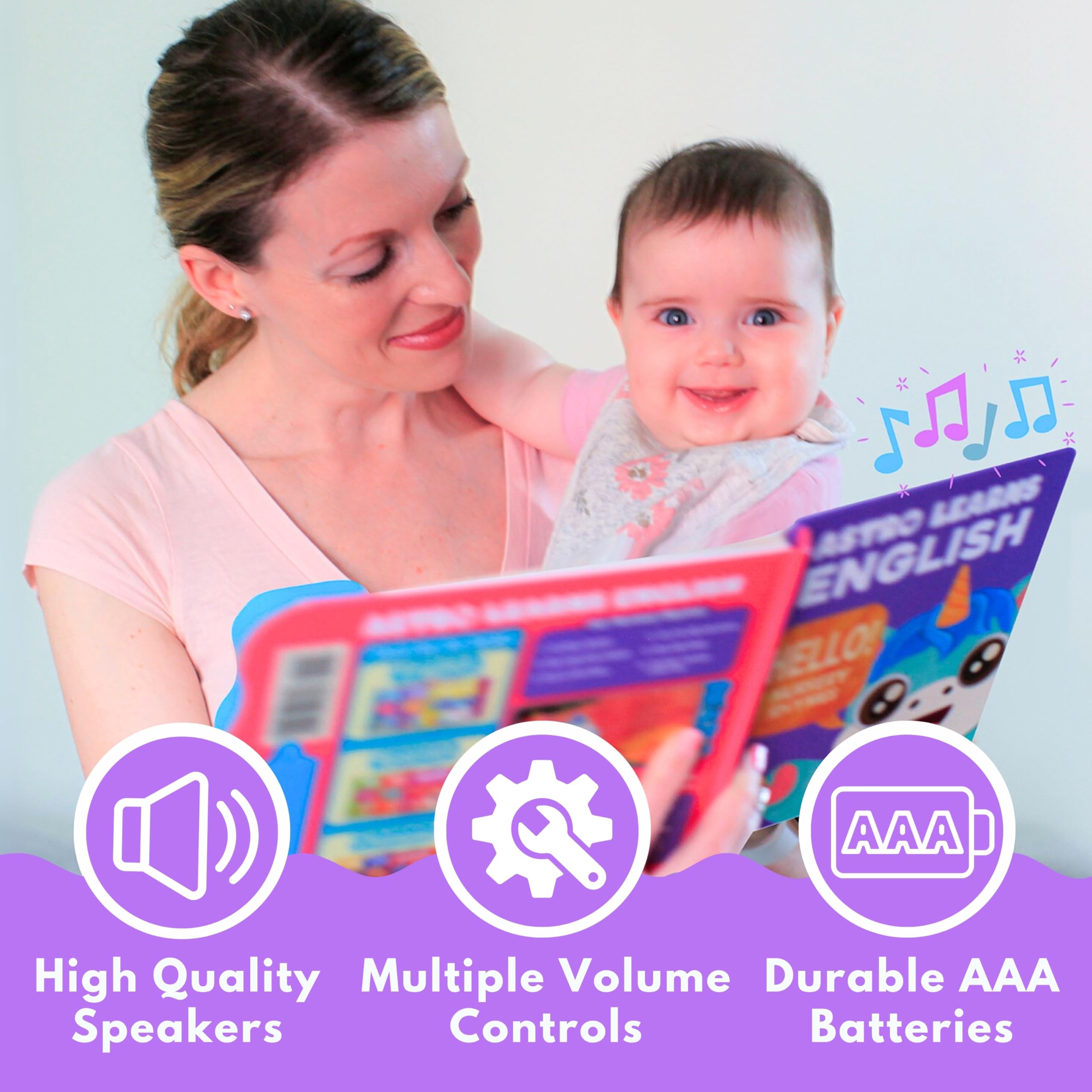 Homeschool or classroom setup with Astro Learns English as a learning aid.