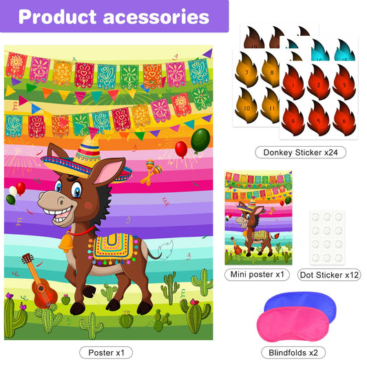 ASTARON tail-stickers set promotes precise placement and friendly competition