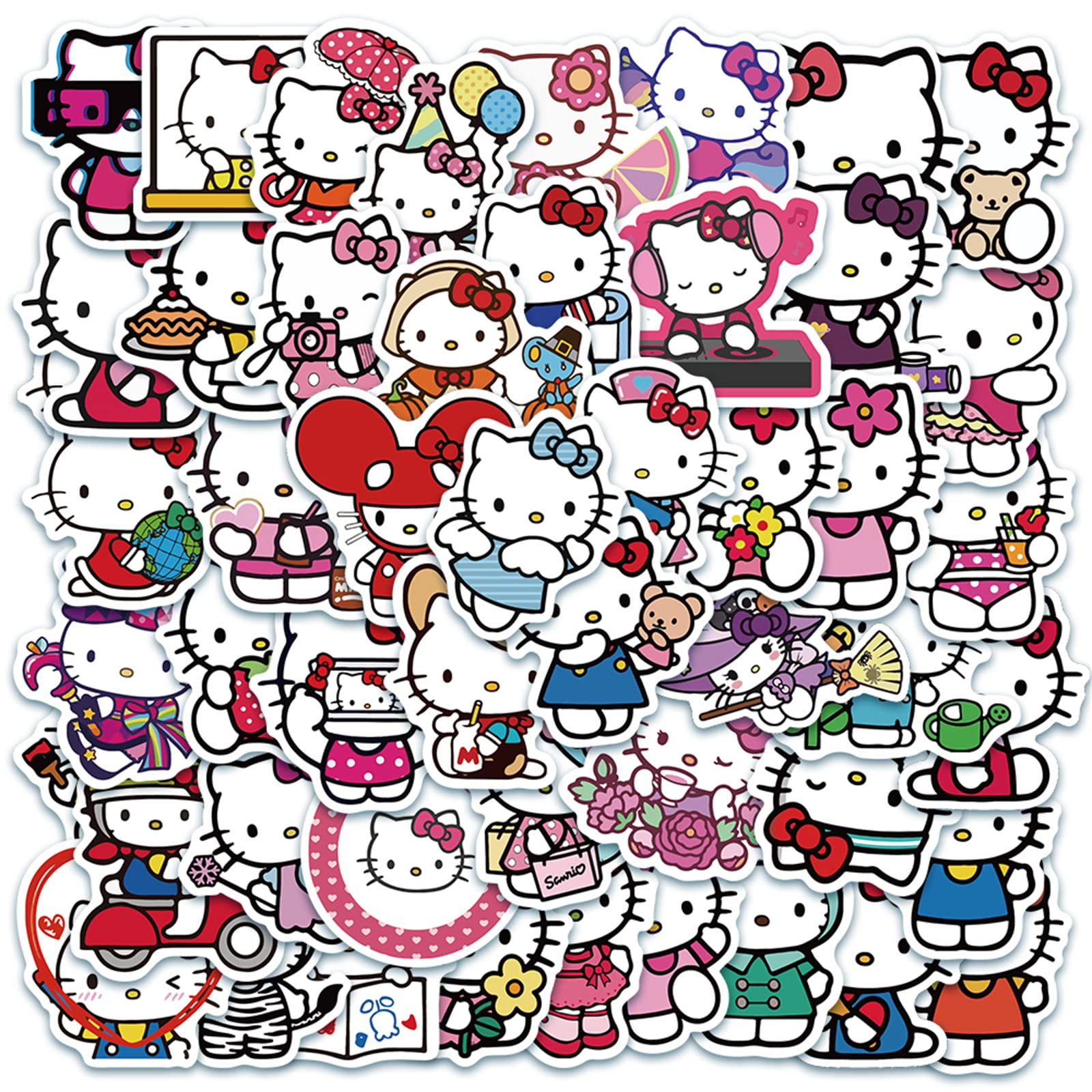 Asverbet Hello Kitty design-01, bold colors ideal for school notebooks and scrapbooks.