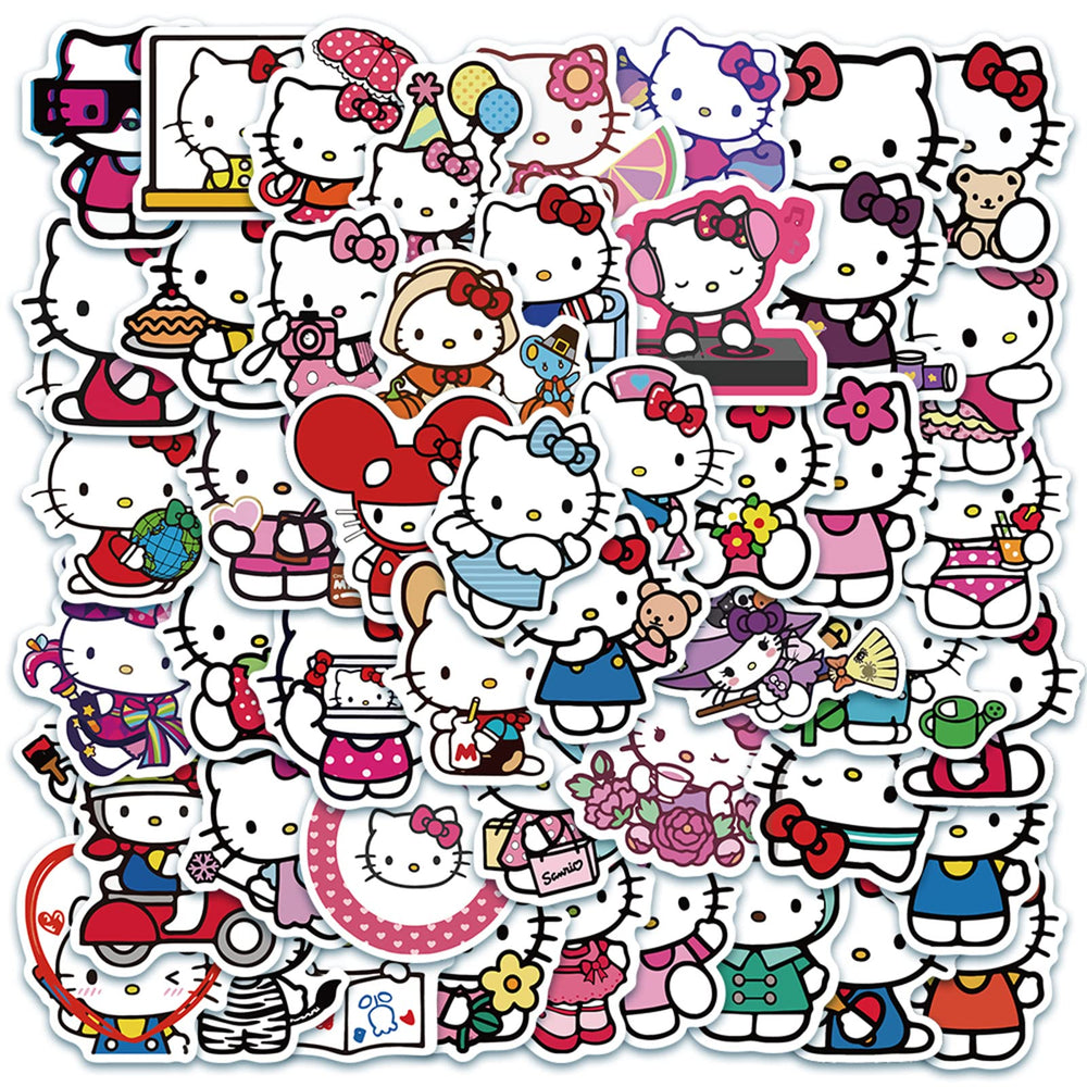 Asverbet Hello Kitty design-01, bold colors ideal for school notebooks and scrapbooks.