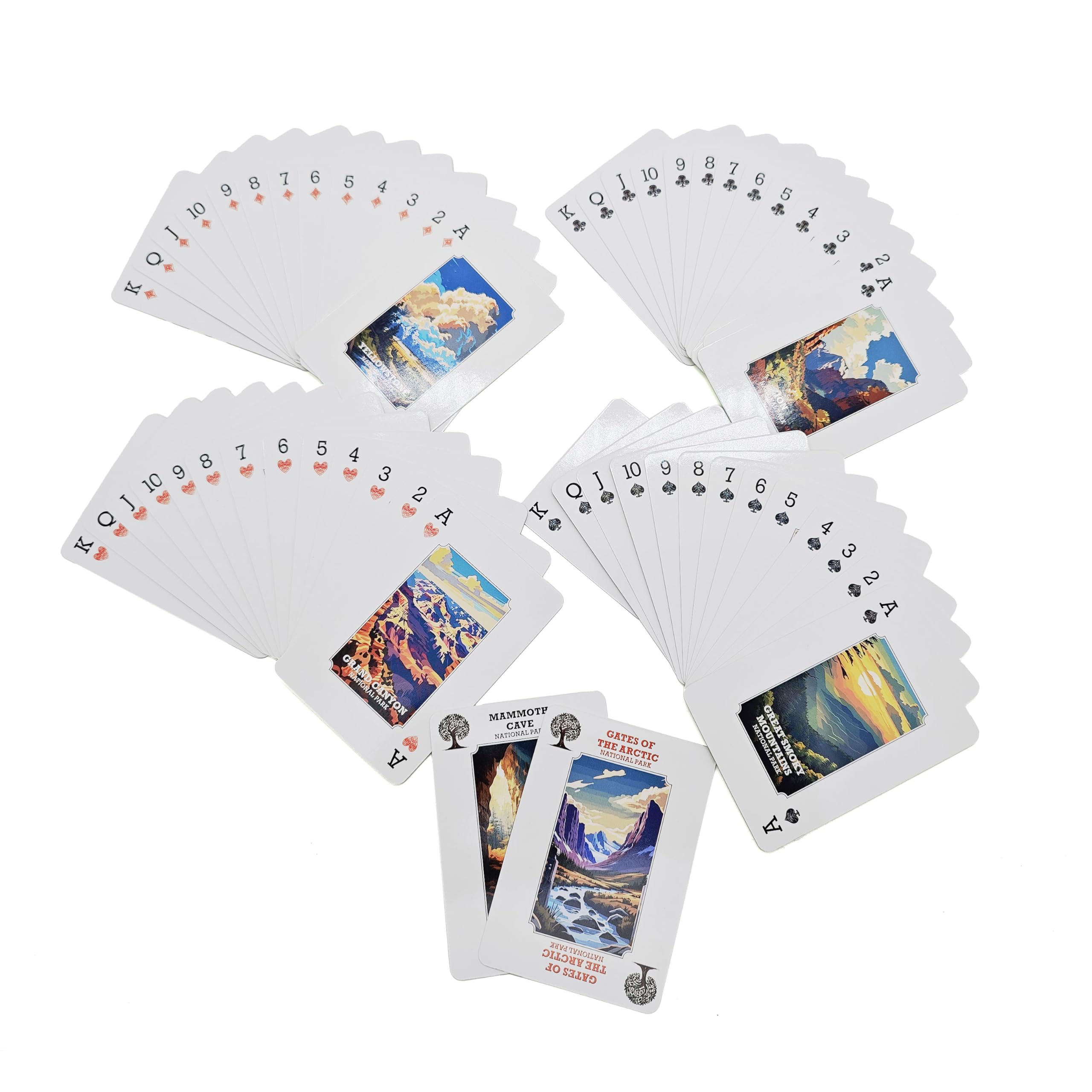 ASVP Shop National Parks Playing Cards ideal for camping evenings beside a warm fire.