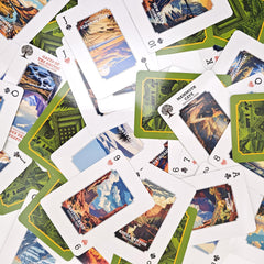 ASVP Shop National Parks Playing Cards back design invites play anywhere.
