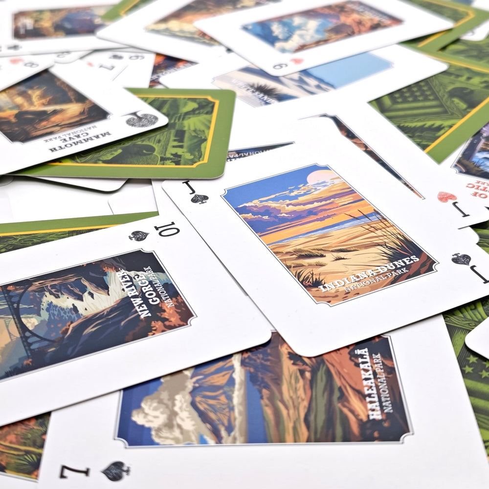 ASVP Shop National Parks Playing Cards showcase wildlife-inspired art for nature lovers.