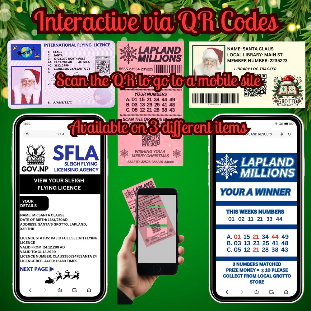 ASVP Shop north-pole-bank-credit-card highlights authentic props for magical gift-opening experiences.