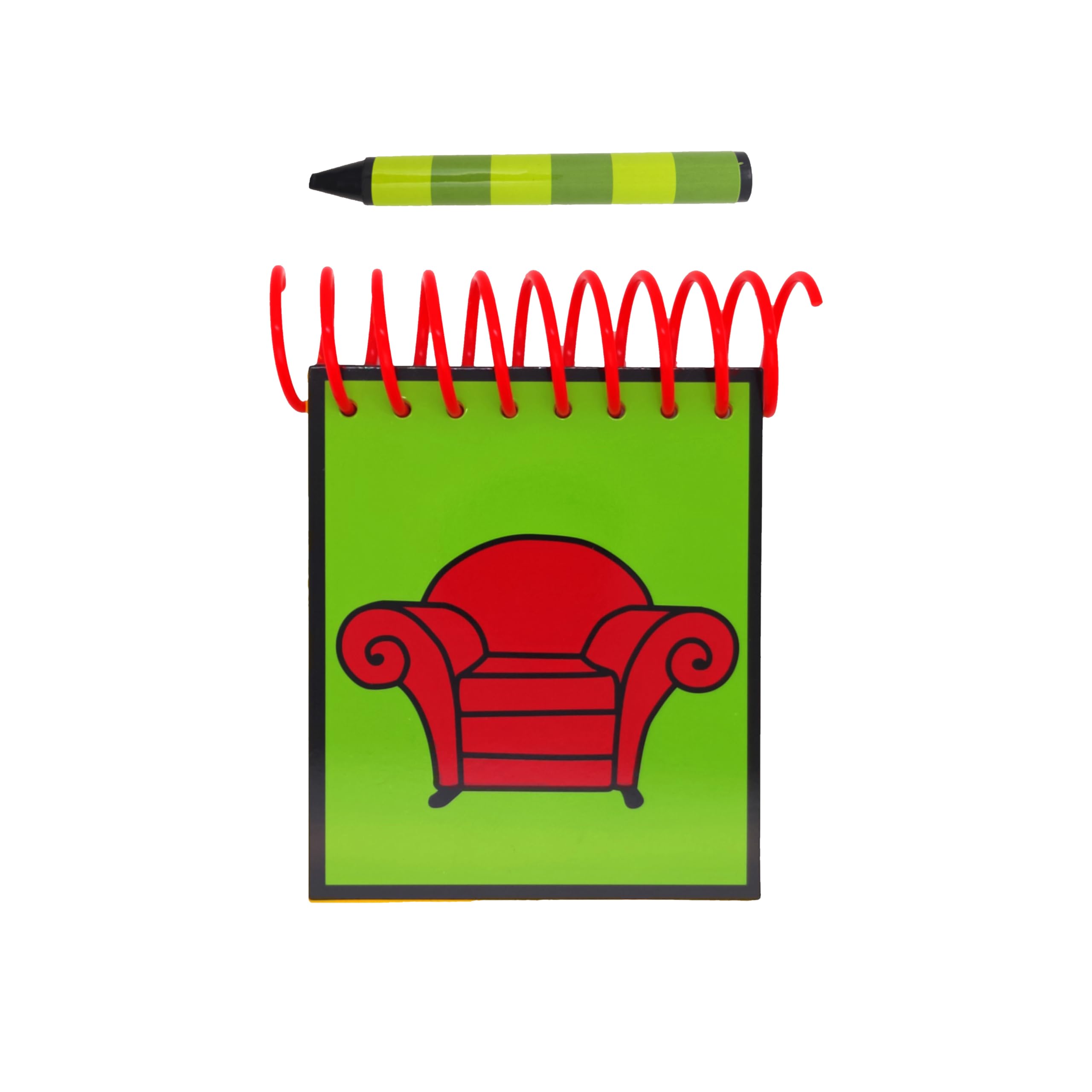 ASVP Shop STEVE Handy Dandy Notebook with red binder for quick notes on the go