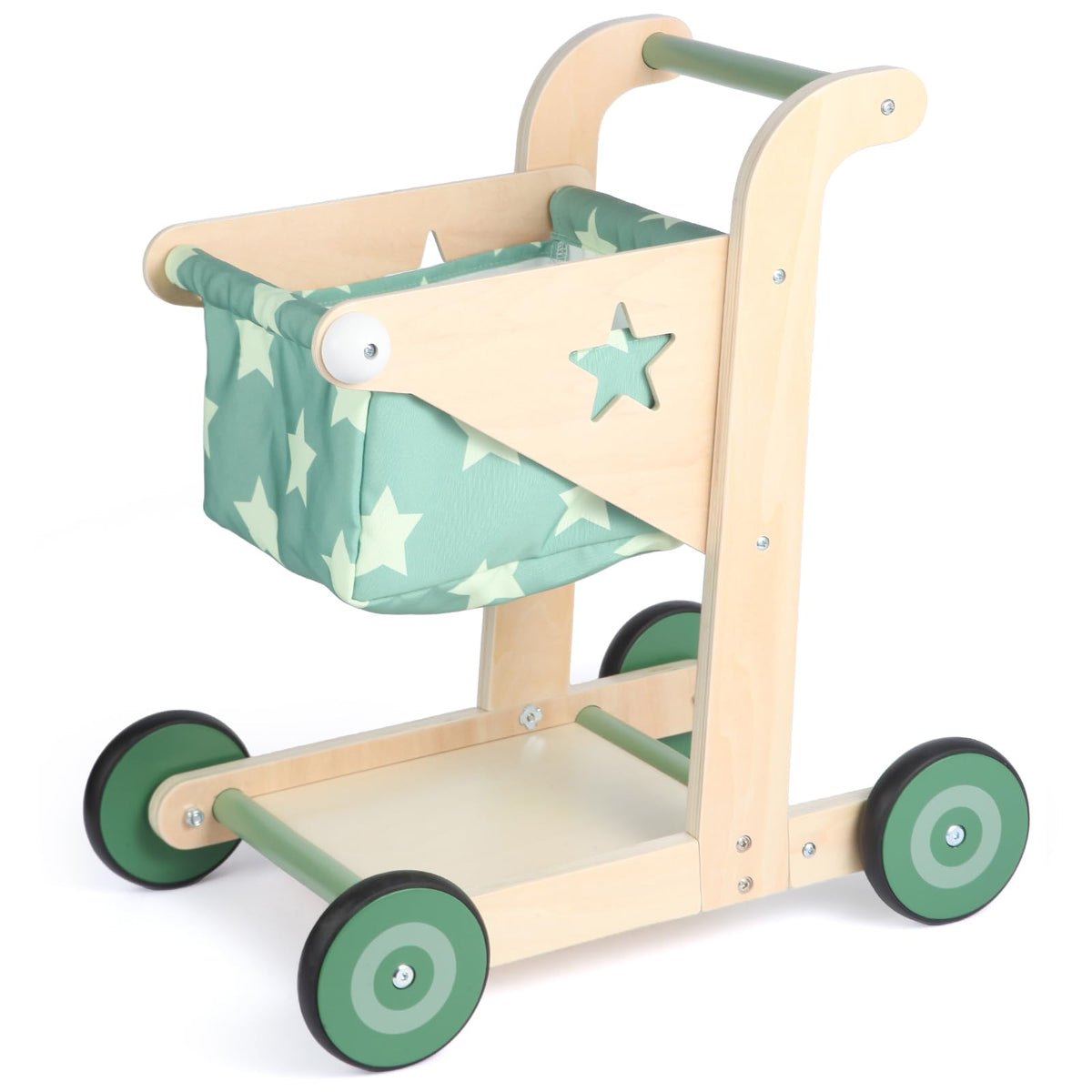 Asweets baby walker front view demonstrating 2-in-1 design for walking practice.