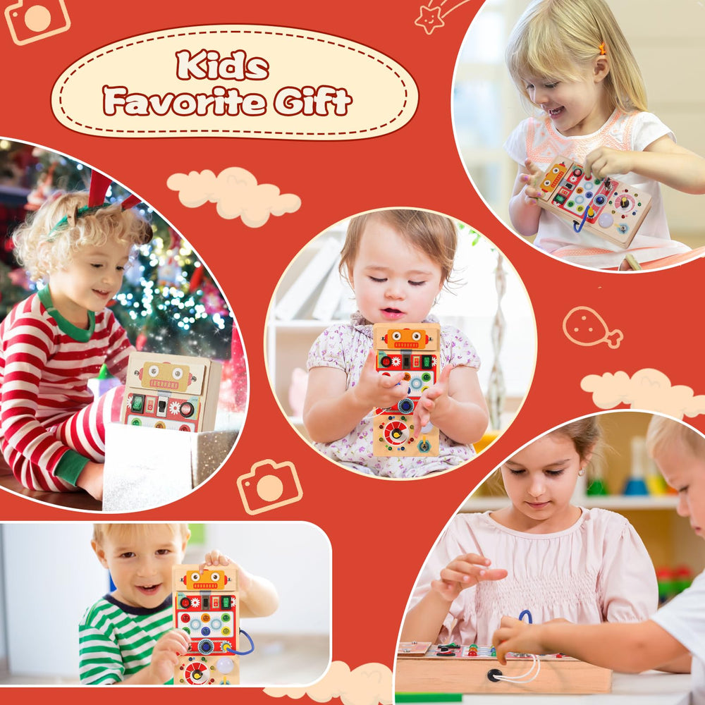 Asweets Montessori Busy Board – gift for birthdays and holidays.