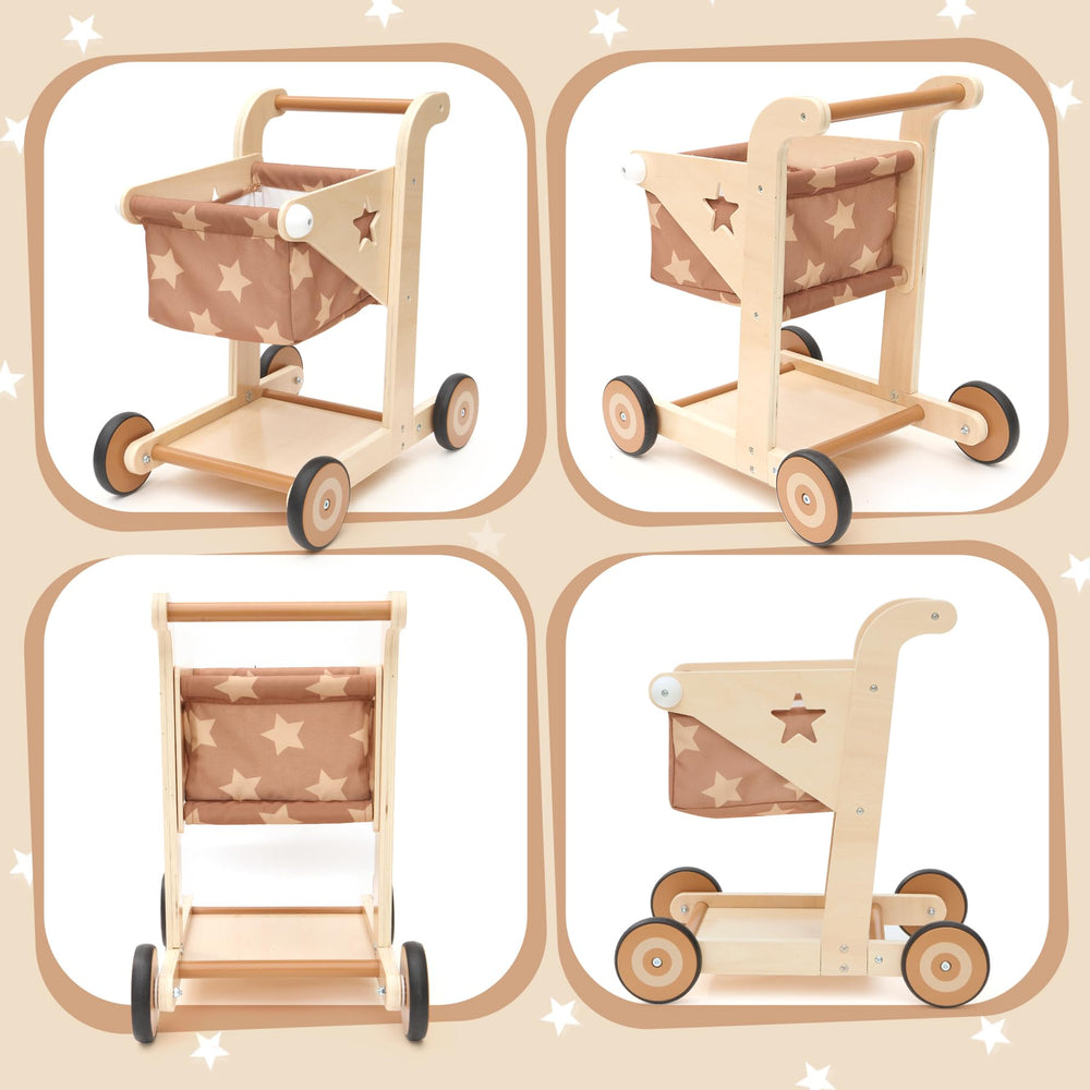 Asweets rubber-coated wheels provide smooth, floor-friendly rides.