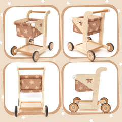 Asweets rubber-coated wheels provide smooth, floor-friendly rides.