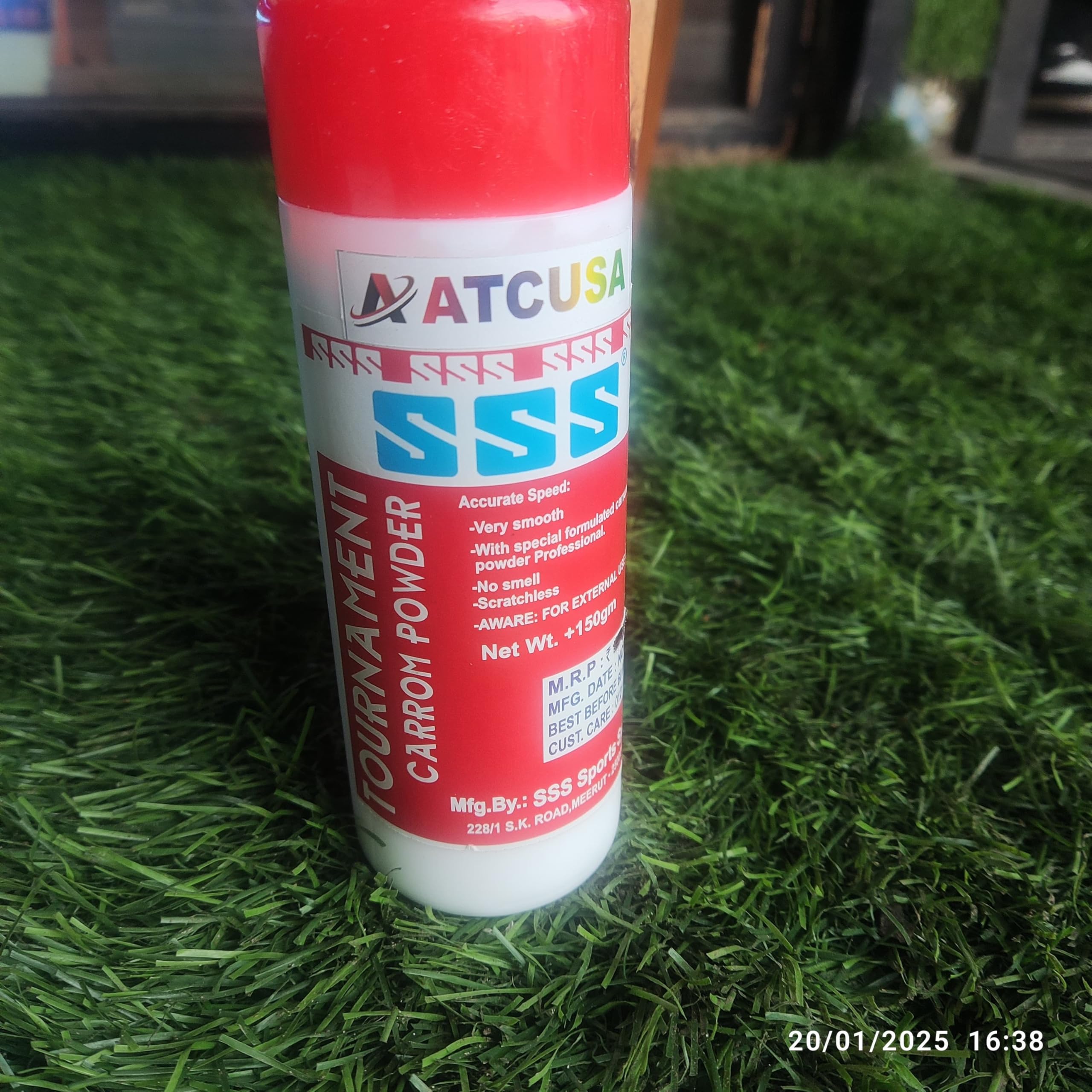 ATCUSA disco finish powder for fast, smooth strokes