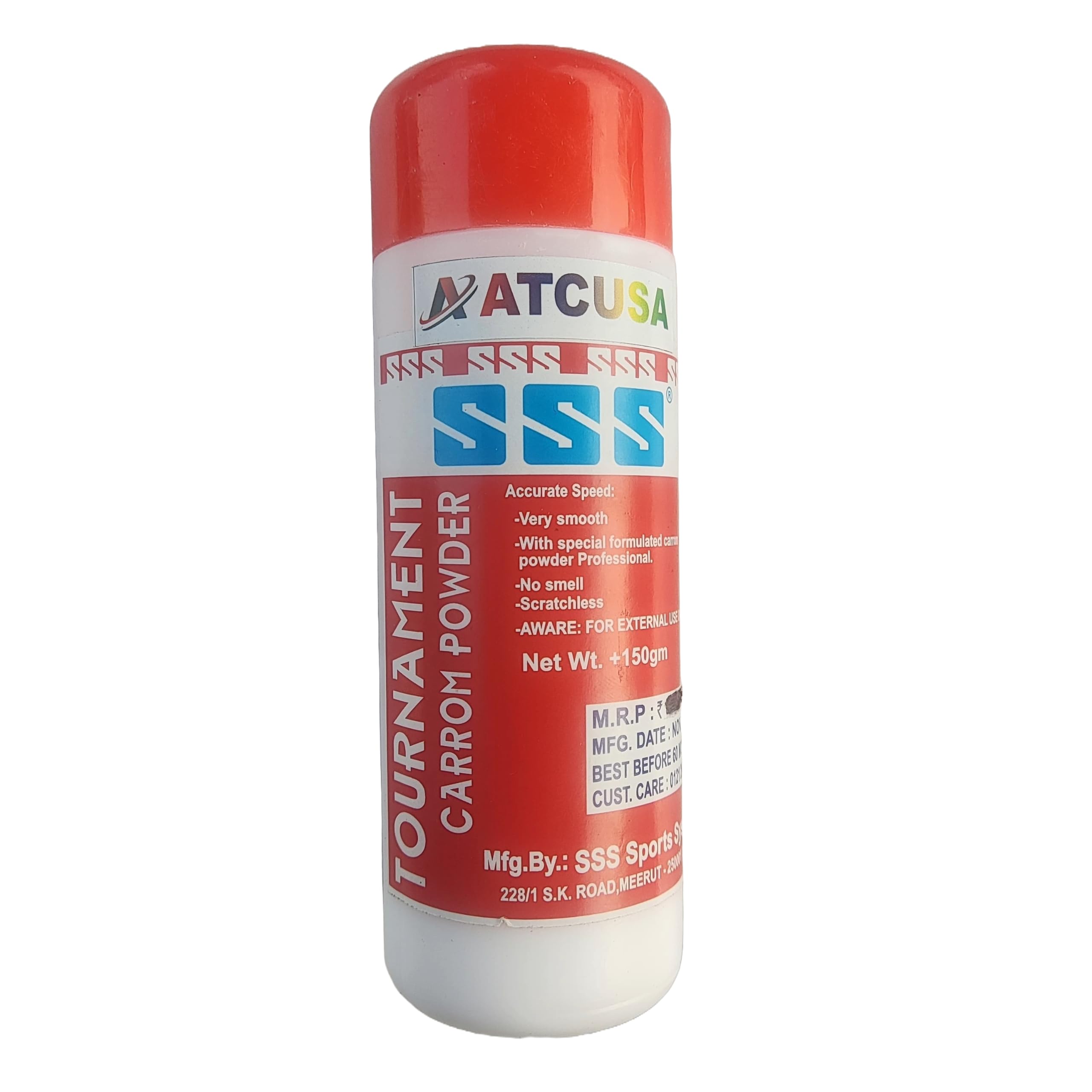 ATCUSA carrom powder extra smooth for consistent shots