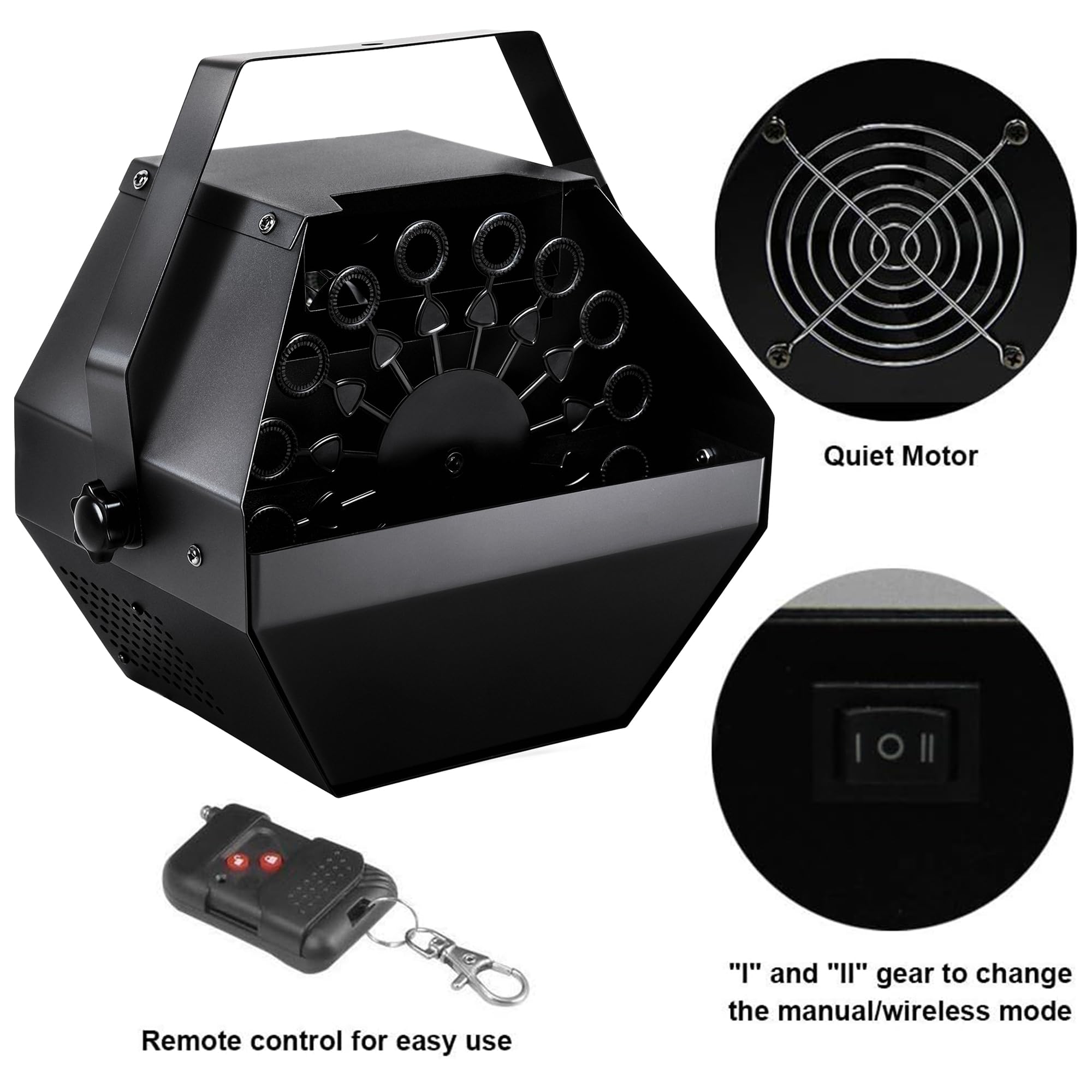 ATDAWN metal body bubble machine built for durability in any venue.