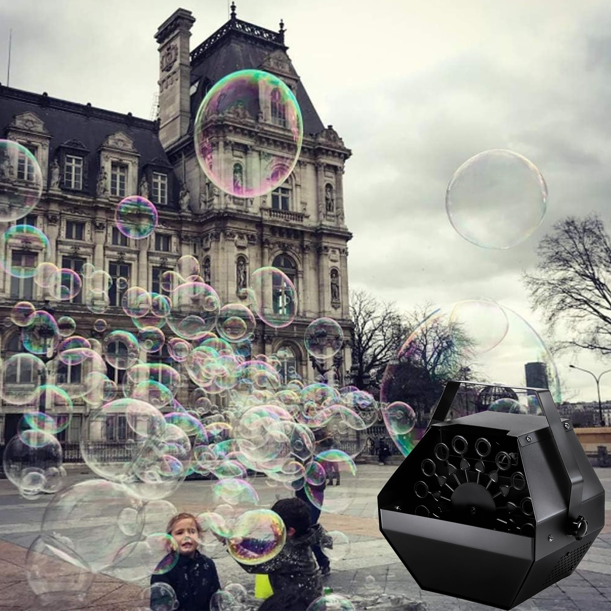 ATDAWN non-stop bubbles create lively photo moments and guest engagement.