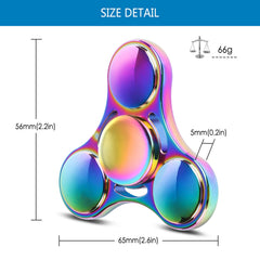 ATESSON fidget spinner operates quietly for discreet use during study or meetings.