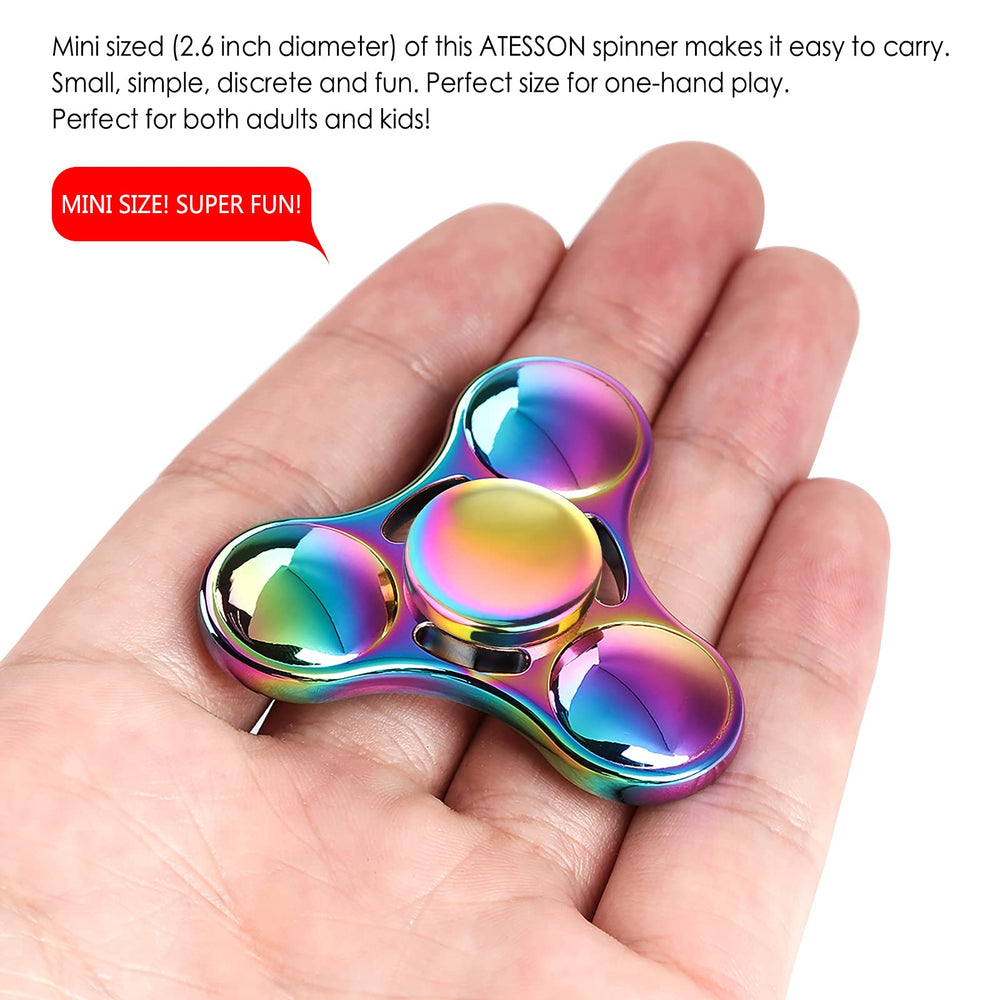 ATESSON fidget spinner supports stress relief and focused moments through tactile spins.