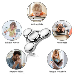 ATESSON fidget spinner CNC aluminum body for lightweight durability.