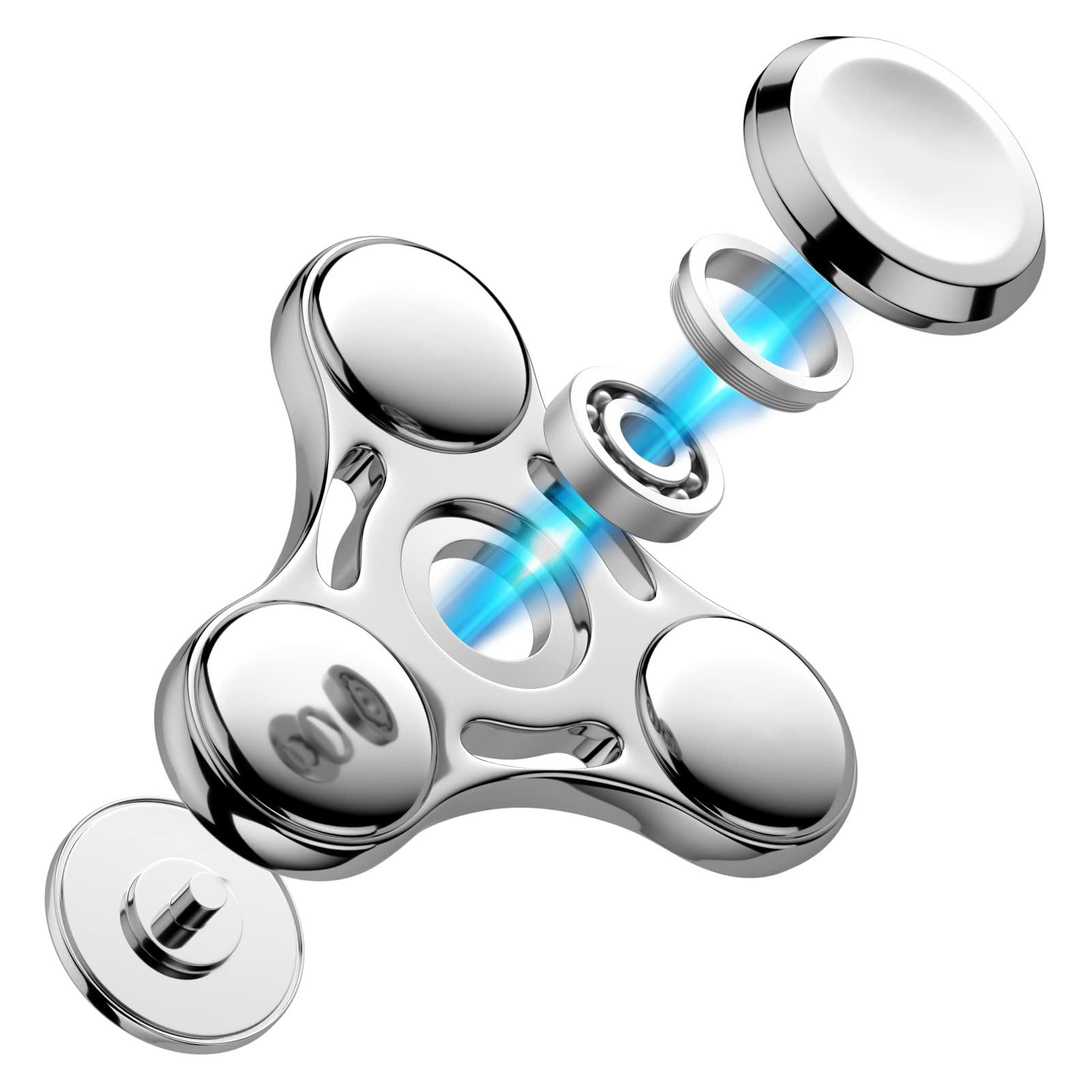 ATESSON fidget spinner uses SLA technology for precise, quiet operation.