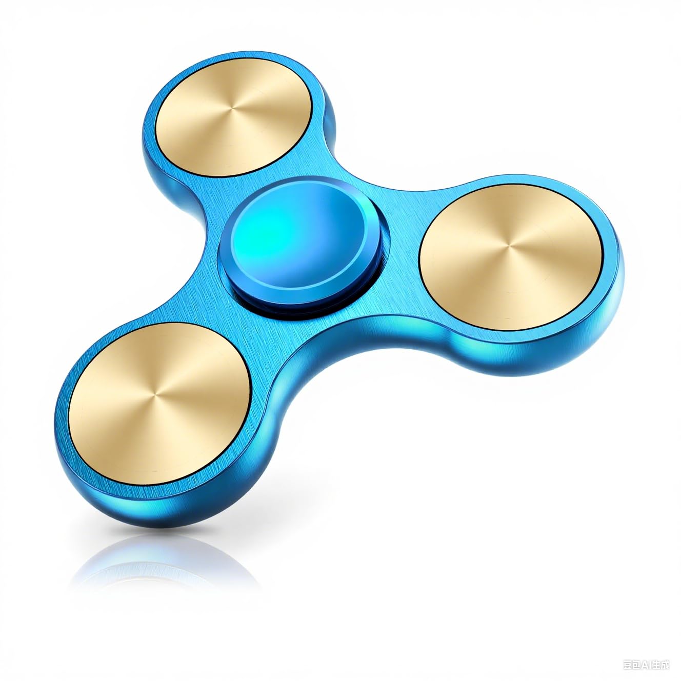 ATESSON fidget spinner with stainless steel bearing for smooth, high-speed spins