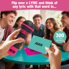 ATG Mic Karaoke lyric cards spark musical fun with fast paced word recall.