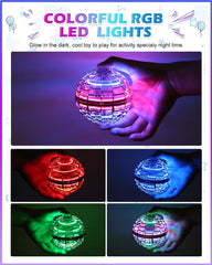 ATHLERIA galactic fidget-spinner hover balls glow in the dark.