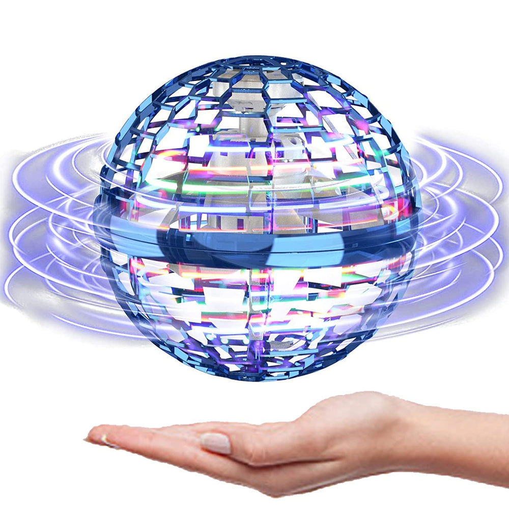 ATHLERIA magic flying orb ball with lights for immersive indoor play.