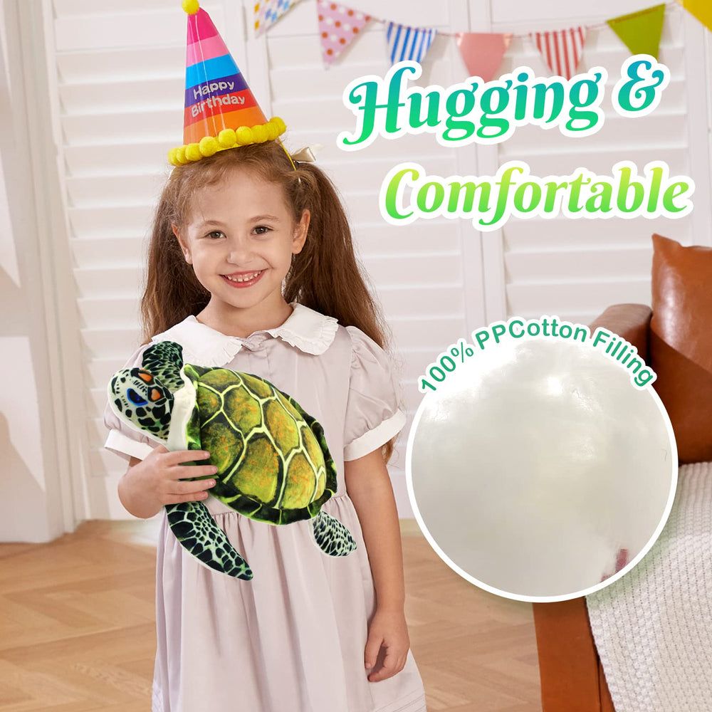 Athoinsu plush turtle with kids in mind for storytelling fun