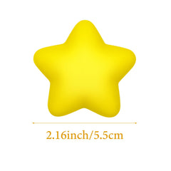 Atiloy mini foam star ball close-up, soft texture for squeeze and focus.