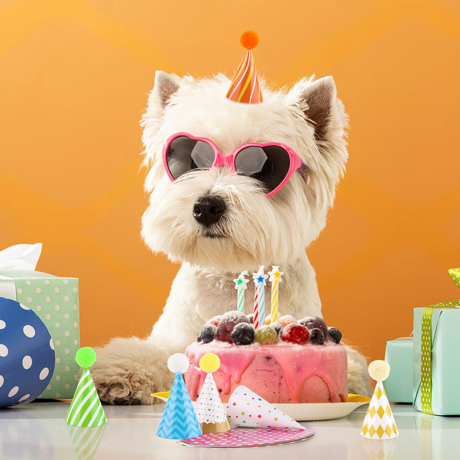 Atiloy party hats as photography props for joyful celebrations