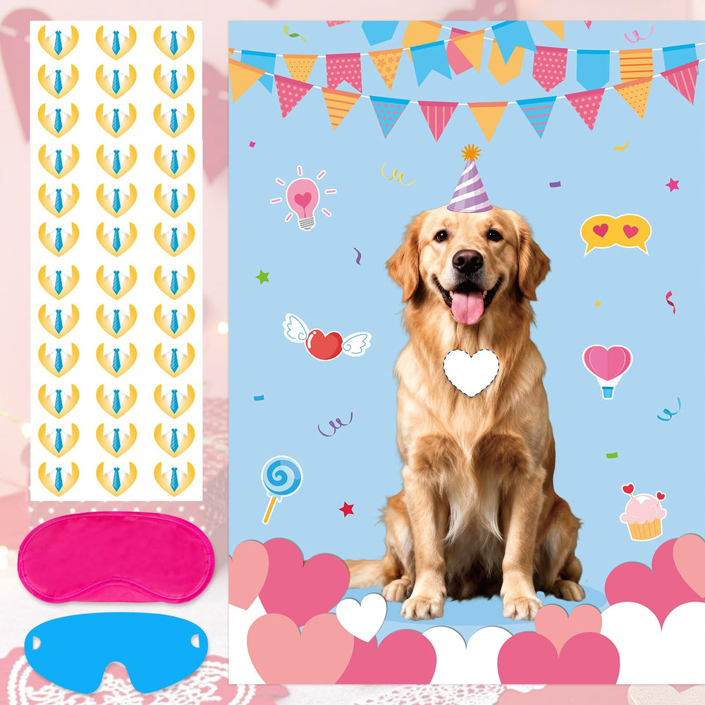 Atiloy dog-themed decor poster for classroom Valentine decor