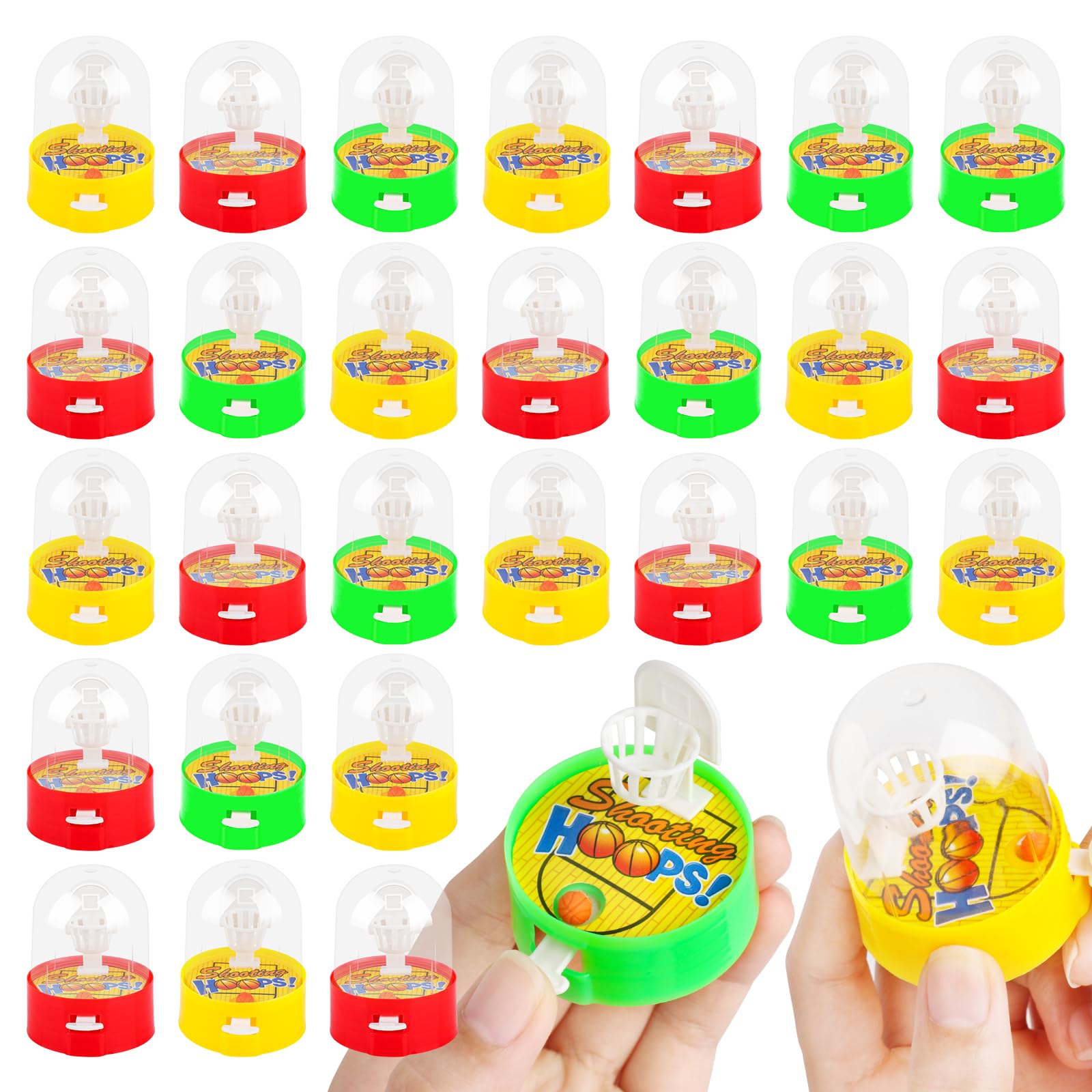 Atiloy mini finger basketball set with vibrant colors for family fun