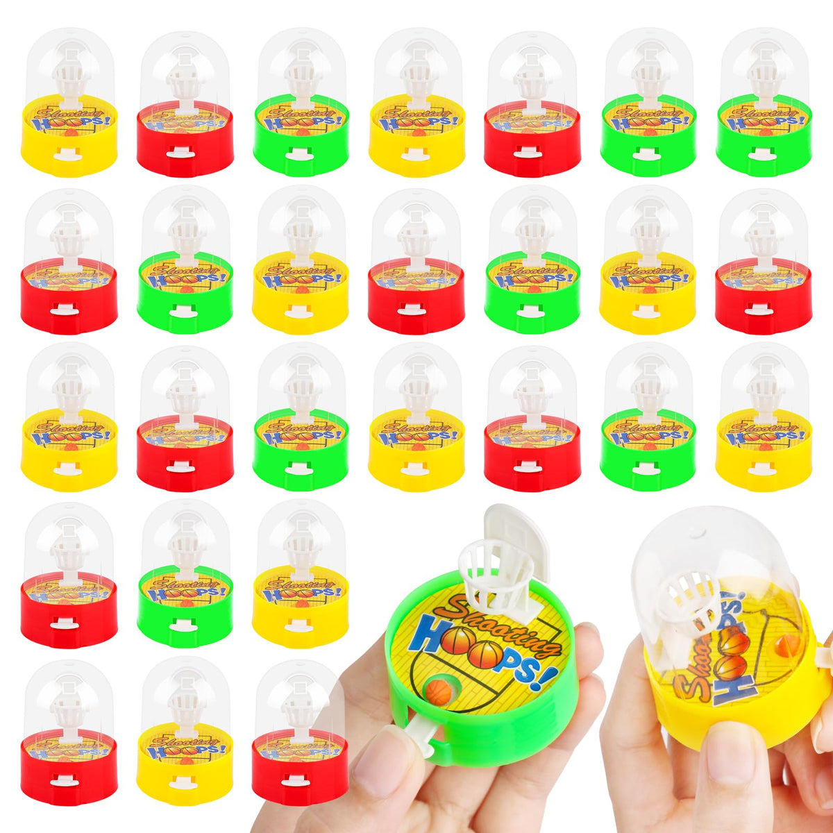 Atiloy mini finger basketball set with vibrant colors for family fun