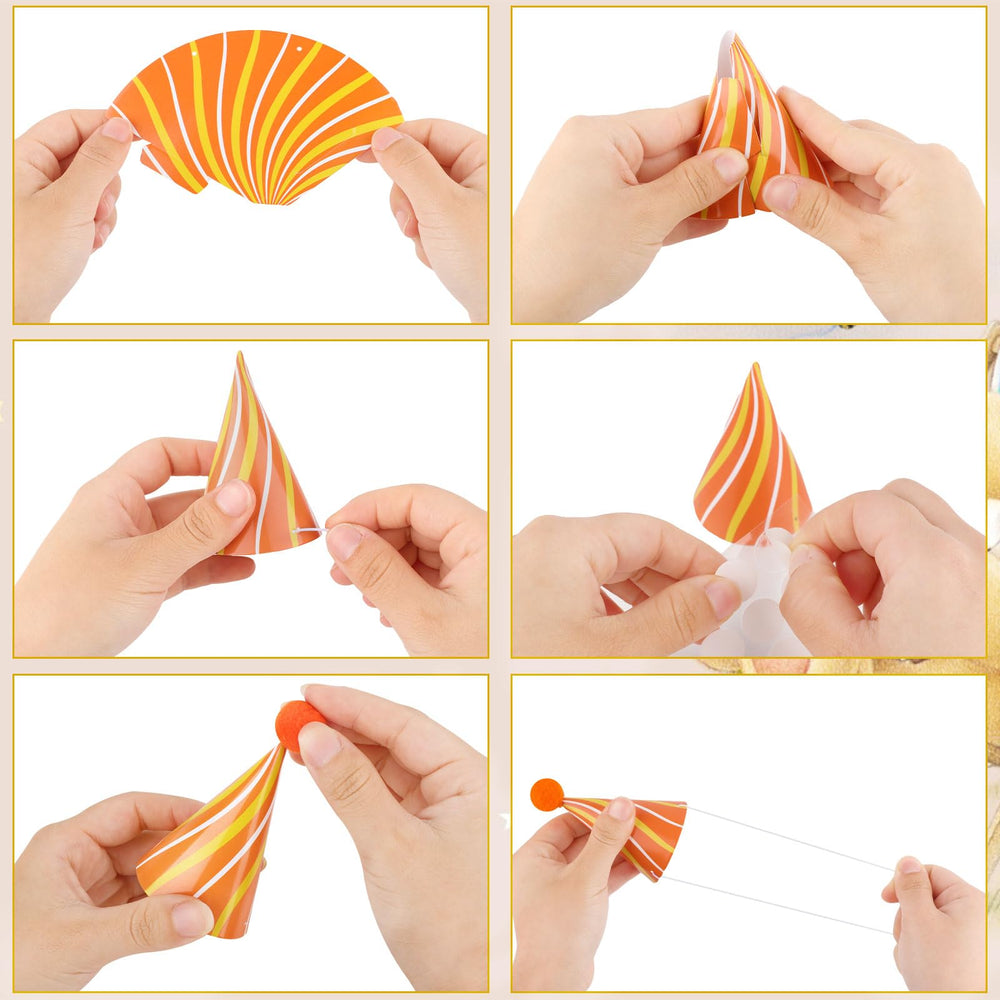 Atiloy paper hats reusable decor for events and photos