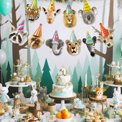 Atiloy Safari tiger banner adds energetic color to party decorations