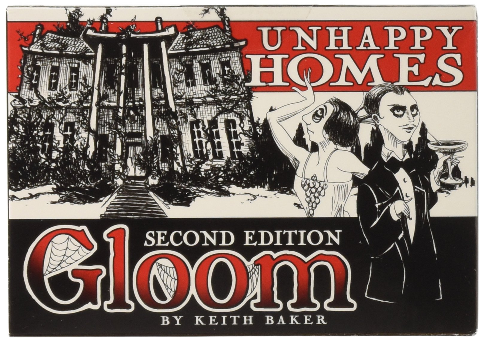 Atlas Gloom Unhappy Homes 2nd Edition card set adds new twists to your gameplay.